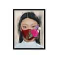 Picture of Masked Girl III _GroupedProduct_Rectangle_Portrait_Framed_Matted_