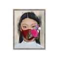 Picture of Masked Girl III _GroupedProduct_Rectangle_Portrait_Framed_Matted_