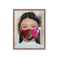 Picture of Masked Girl III _GroupedProduct_Rectangle_Portrait_Framed_Matted_