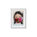 Picture of Masked Girl III _GroupedProduct_Rectangle_Portrait_Framed_Matted_