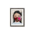 Picture of Masked Girl III _GroupedProduct_Rectangle_Portrait_Framed_Matted_