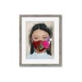 Picture of Masked Girl III _GroupedProduct_Rectangle_Portrait_Framed_Matted_