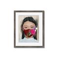 Picture of Masked Girl III _GroupedProduct_Rectangle_Portrait_Framed_Matted_