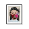 Picture of Masked Girl III _GroupedProduct_Rectangle_Portrait_Framed_Matted_
