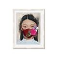 Picture of Masked Girl III _GroupedProduct_Rectangle_Portrait_Framed_Matted_