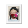 Picture of Masked Girl III _GroupedProduct_Rectangle_Portrait_Framed_Matted_