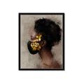 Picture of Masked Girl IV _GroupedProduct_Rectangle_Portrait_Framed_Matted_