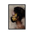 Picture of Masked Girl IV _GroupedProduct_Rectangle_Portrait_Framed_Matted_