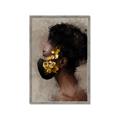 Picture of Masked Girl IV _GroupedProduct_Rectangle_Portrait_Framed_Matted_