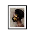 Picture of Masked Girl IV _GroupedProduct_Rectangle_Portrait_Framed_Matted_