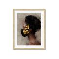 Picture of Masked Girl IV _GroupedProduct_Rectangle_Portrait_Framed_Matted_