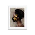 Picture of Masked Girl IV _GroupedProduct_Rectangle_Portrait_Framed_Matted_