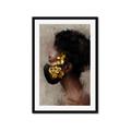 Picture of Masked Girl IV _GroupedProduct_Rectangle_Portrait_Framed_Matted_