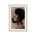 Picture of Masked Girl IV _GroupedProduct_Rectangle_Portrait_Framed_Matted_