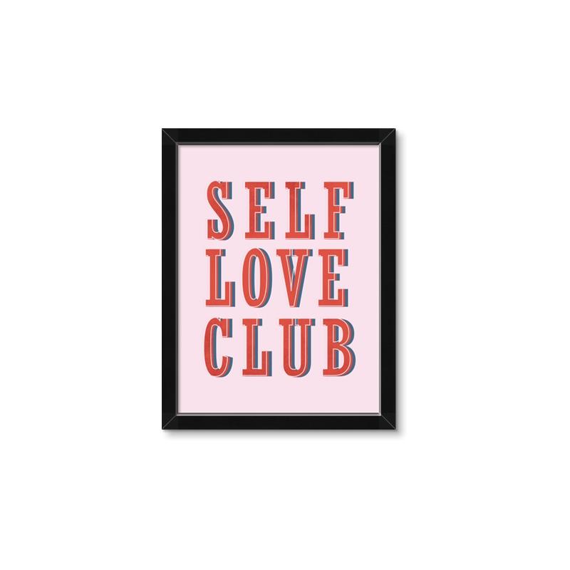 Picture of Self Love Club _GroupedProduct_Rectangle_Portrait_Framed_Matted_