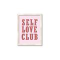 Picture of Self Love Club _GroupedProduct_Rectangle_Portrait_Framed_Matted_