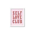 Picture of Self Love Club _GroupedProduct_Rectangle_Portrait_Framed_Matted_