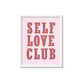 Picture of Self Love Club _GroupedProduct_Rectangle_Portrait_Framed_Matted_
