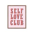 Picture of Self Love Club _GroupedProduct_Rectangle_Portrait_Framed_Matted_