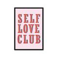 Picture of Self Love Club _GroupedProduct_Rectangle_Portrait_Framed_Matted_
