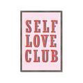 Picture of Self Love Club _GroupedProduct_Rectangle_Portrait_Framed_Matted_