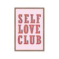 Picture of Self Love Club _GroupedProduct_Rectangle_Portrait_Framed_Matted_