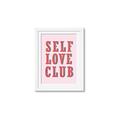 Picture of Self Love Club _GroupedProduct_Rectangle_Portrait_Framed_Matted_