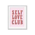 Picture of Self Love Club _GroupedProduct_Rectangle_Portrait_Framed_Matted_