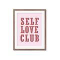 Picture of Self Love Club _GroupedProduct_Rectangle_Portrait_Framed_Matted_