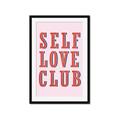 Picture of Self Love Club _GroupedProduct_Rectangle_Portrait_Framed_Matted_