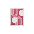 Picture of Bright Pink Abstract I  _GroupedProduct_Rectangle_Portrait_Framed_Matted_