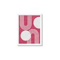 Picture of Bright Pink Abstract I  _GroupedProduct_Rectangle_Portrait_Framed_Matted_