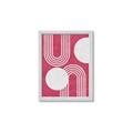 Picture of Bright Pink Abstract I  _GroupedProduct_Rectangle_Portrait_Framed_Matted_