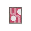 Picture of Bright Pink Abstract I  _GroupedProduct_Rectangle_Portrait_Framed_Matted_