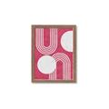Picture of Bright Pink Abstract I  _GroupedProduct_Rectangle_Portrait_Framed_Matted_