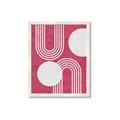 Picture of Bright Pink Abstract I  _GroupedProduct_Rectangle_Portrait_Framed_Matted_