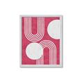 Picture of Bright Pink Abstract I  _GroupedProduct_Rectangle_Portrait_Framed_Matted_