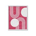 Picture of Bright Pink Abstract I  _GroupedProduct_Rectangle_Portrait_Framed_Matted_