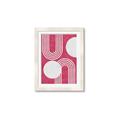 Picture of Bright Pink Abstract I  _GroupedProduct_Rectangle_Portrait_Framed_Matted_