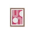 Picture of Bright Pink Abstract I  _GroupedProduct_Rectangle_Portrait_Framed_Matted_