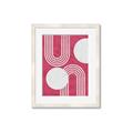 Picture of Bright Pink Abstract I  _GroupedProduct_Rectangle_Portrait_Framed_Matted_