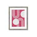 Picture of Bright Pink Abstract I  _GroupedProduct_Rectangle_Portrait_Framed_Matted_