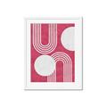 Picture of Bright Pink Abstract I  _GroupedProduct_Rectangle_Portrait_Framed_Matted_