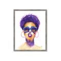 Picture of Purple Punk _GroupedProduct_Rectangle_Portrait_Framed_Matted_