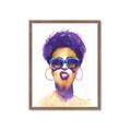 Picture of Purple Punk _GroupedProduct_Rectangle_Portrait_Framed_Matted_