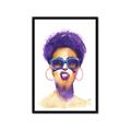 Picture of Purple Punk _GroupedProduct_Rectangle_Portrait_Framed_Matted_