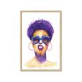 Picture of Purple Punk _GroupedProduct_Rectangle_Portrait_Framed_Matted_