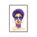 Picture of Purple Punk _GroupedProduct_Rectangle_Portrait_Framed_Matted_