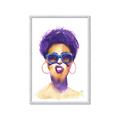 Picture of Purple Punk _GroupedProduct_Rectangle_Portrait_Framed_Matted_