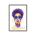 Picture of Purple Punk _GroupedProduct_Rectangle_Portrait_Framed_Matted_